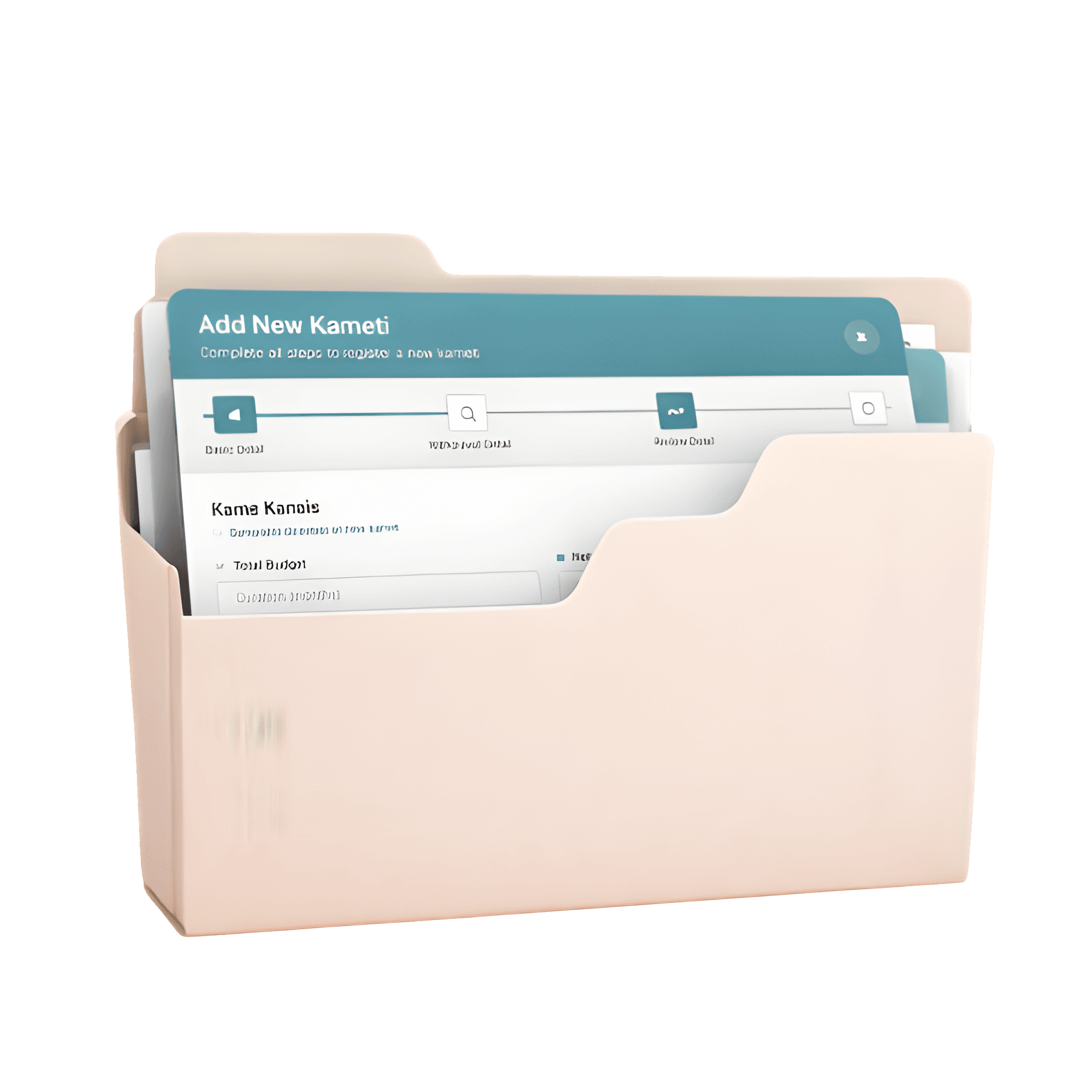Kameti Dashboard Mockup