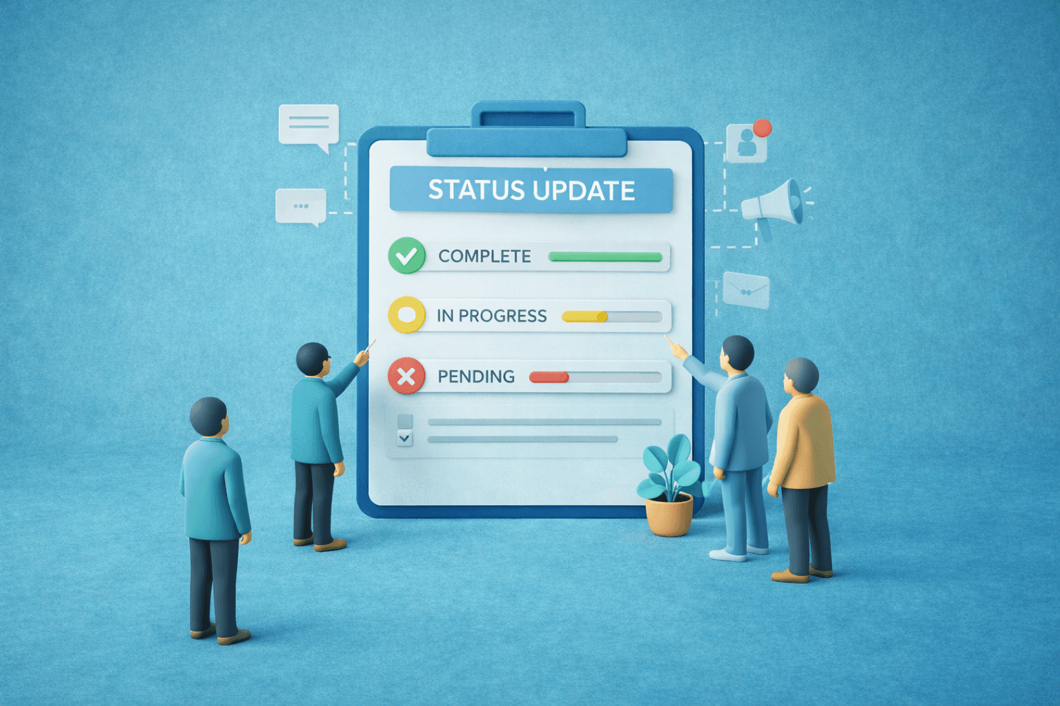 Live Status Updates Dashboard