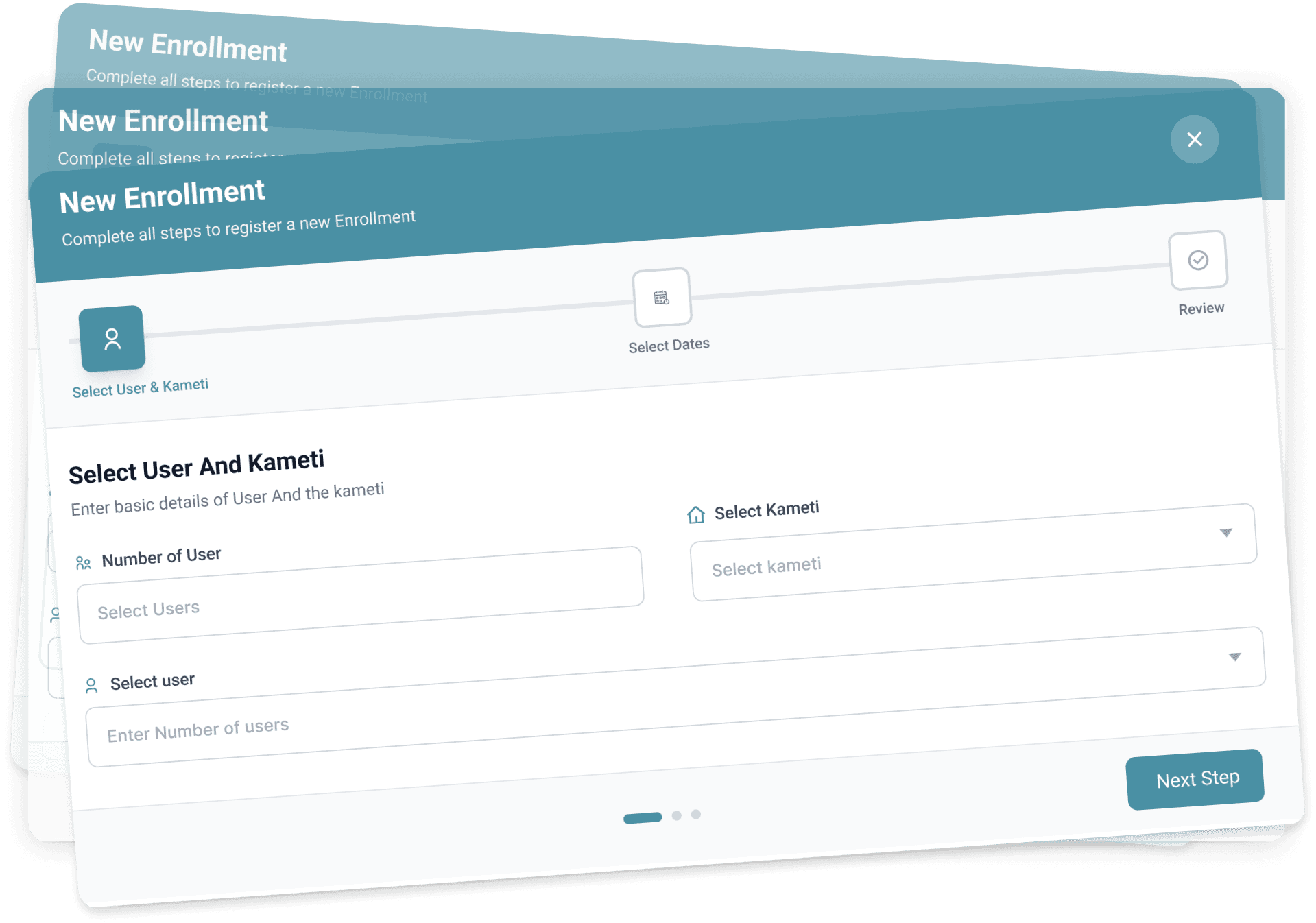 Kameti payment flow